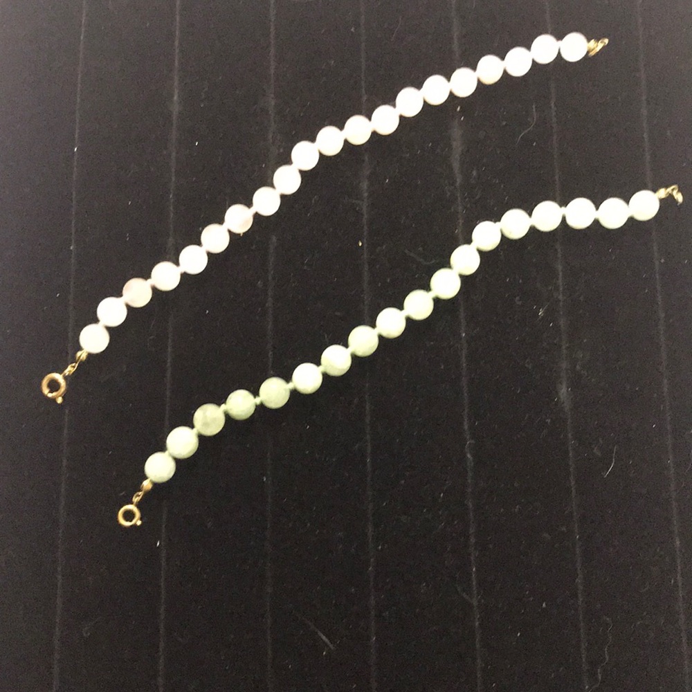 Vintage Glass Beaded Bracelets